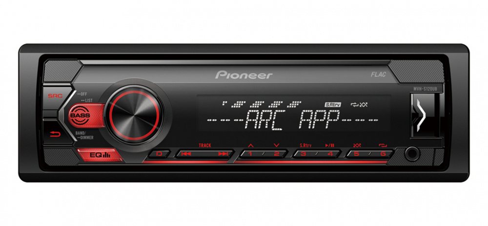 Pioneer MVH-S120UB, bilradio med AUX og USB