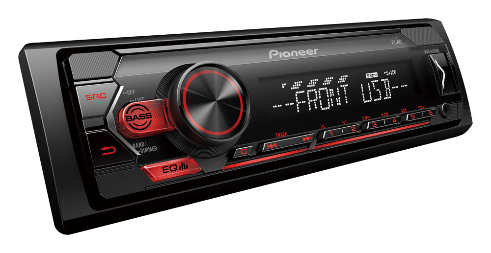 Pioneer MVH-S120UB, bilradio med AUX og USB