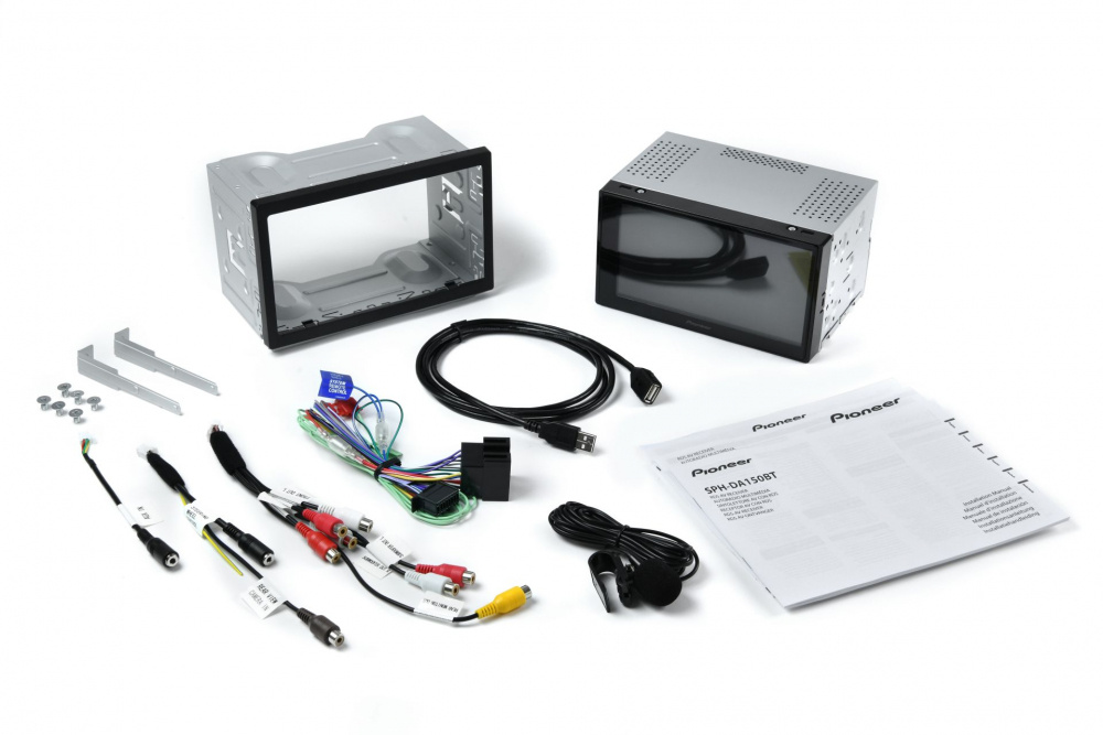 Pioneer SPH-DA150BT, bilstereo med CarPlay, Android Auto og Bluetooth