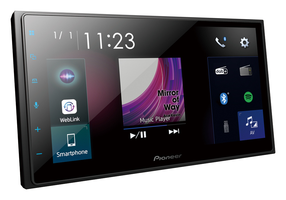 Pioneer SPH-DA250DAB, smart bilstereo med DAB+ og Bluetooth