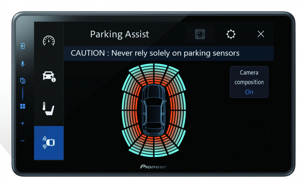  Pioneer SPH-EVO98DAB-UNI 9-tommers bilstereo med trådløs CarPlay/Android Auto