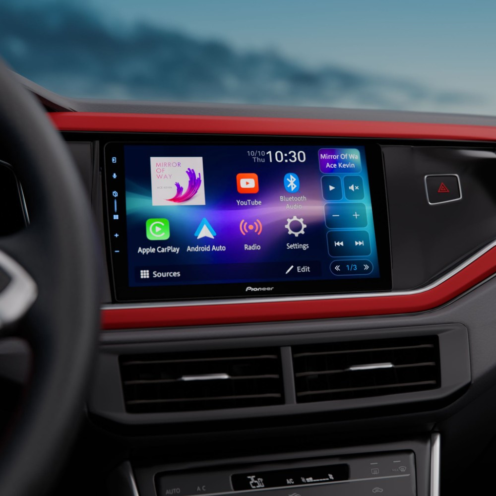 Pioneer SPH-PF97BT, 9-tommers bilstereo med trådløs CarPlay/Android Auto