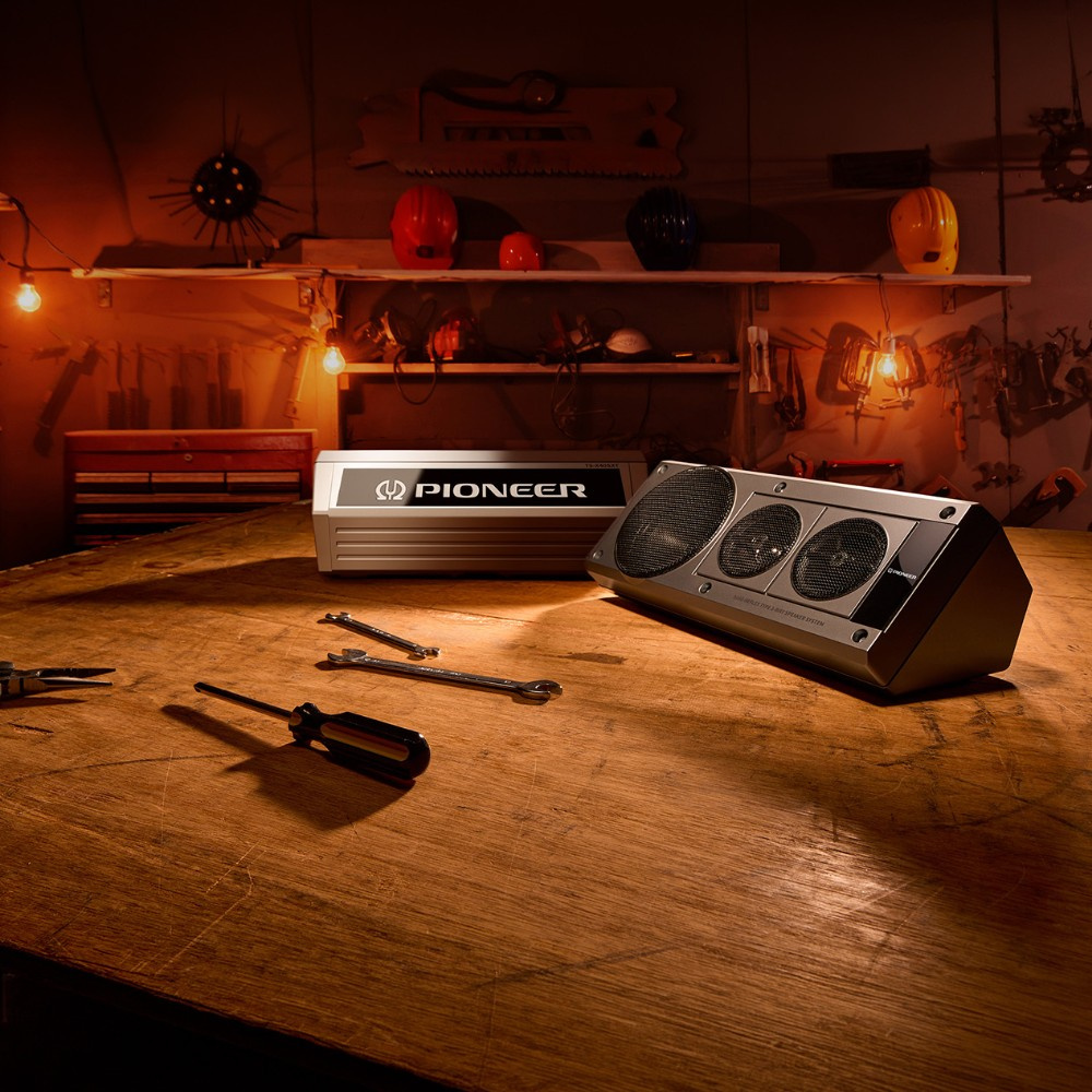 Pioneer TS-X40SXT 3-veis høyttalere i kabinett med retrodesign, par