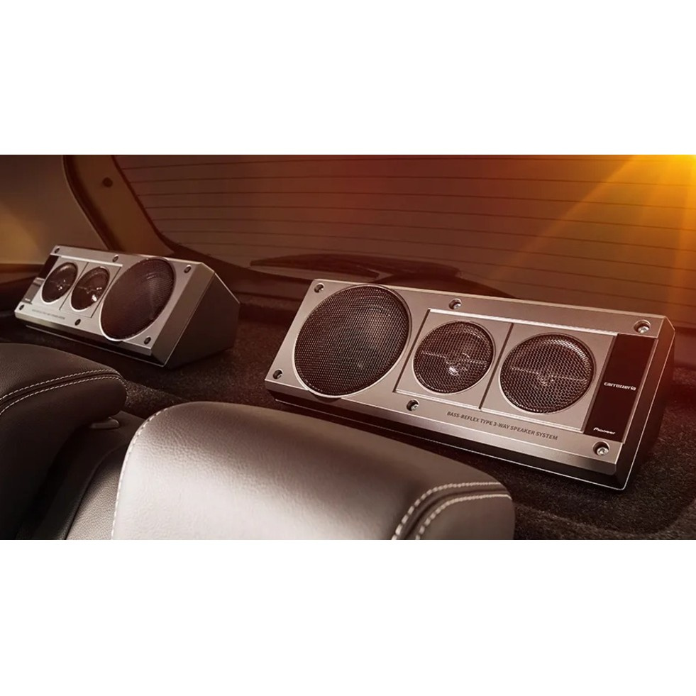 Pioneer TS-X40SXT 3-veis høyttalere i kabinett med retrodesign, par