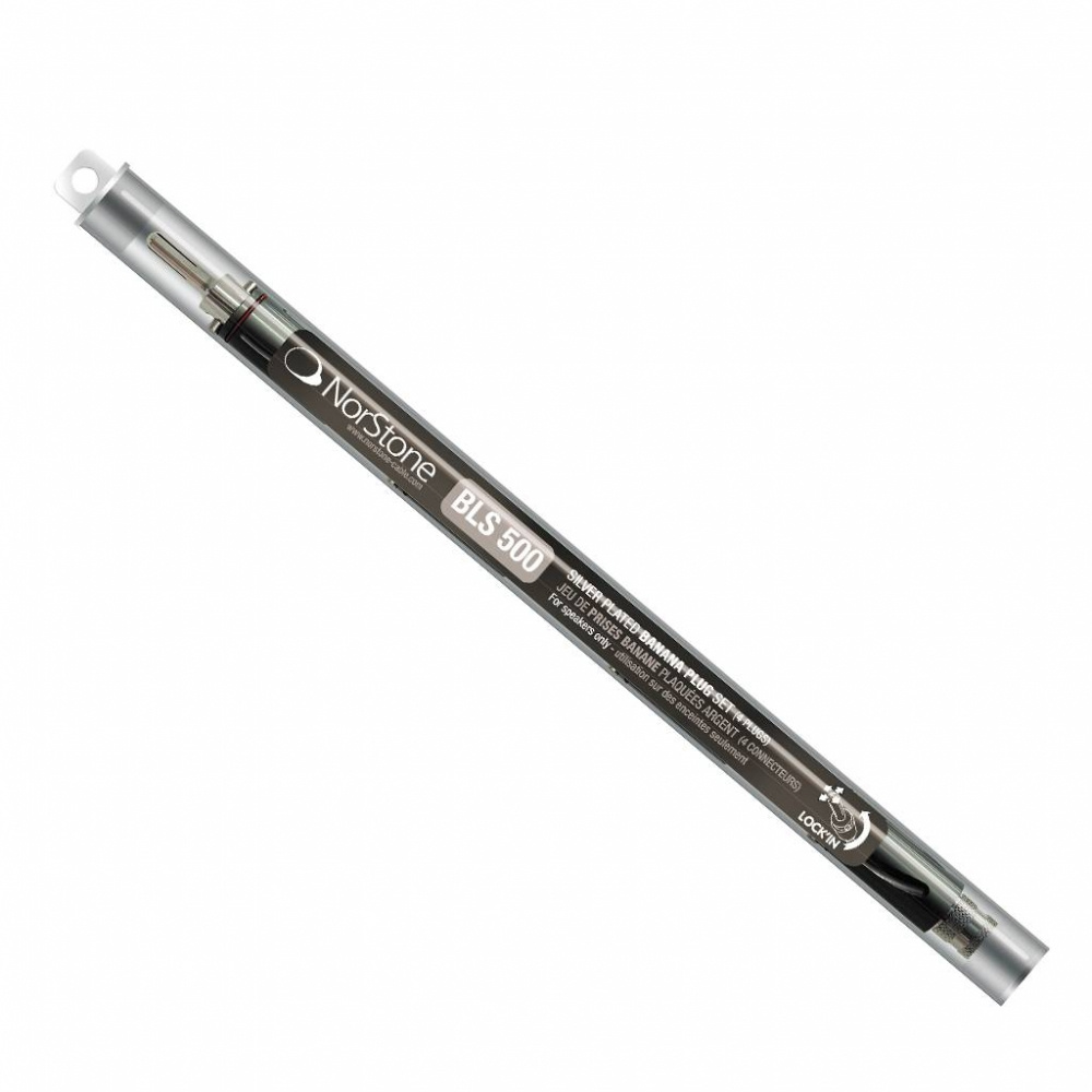 Norstone BLS-500 låsbare banankontakter, 4-pakk