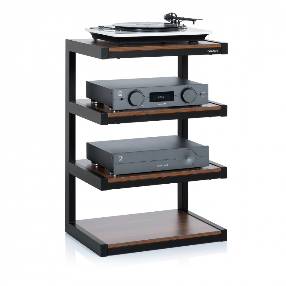 Norstone Esse Hifi, Hifi-rack svart/valnøtt