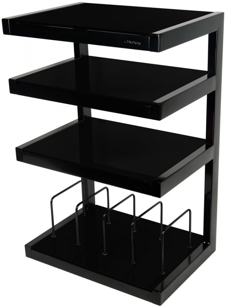 Norstone Esse Hifi Vinyl, svart stereobenk