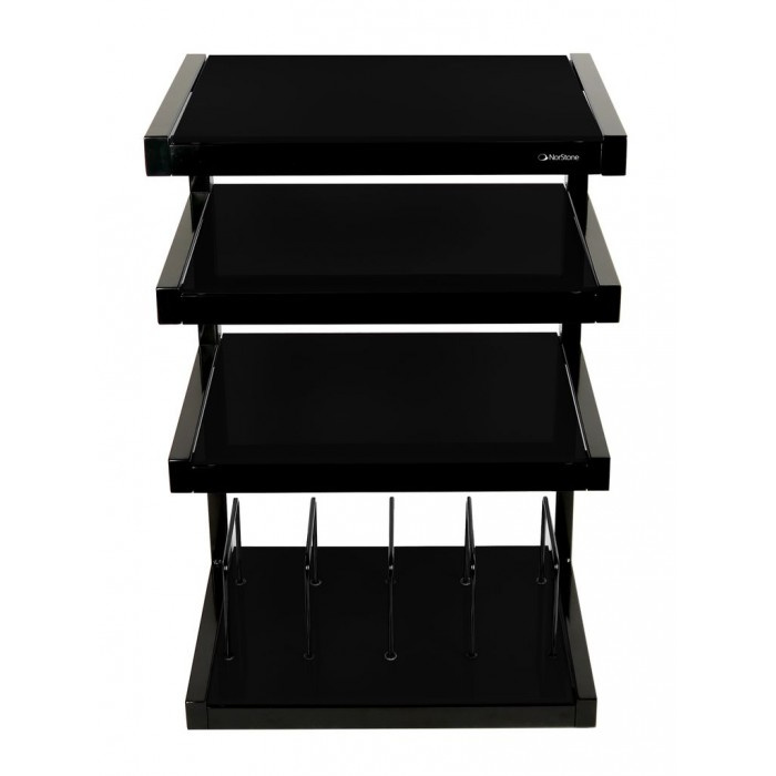 Norstone Esse Hifi Vinyl, svart stereobenk
