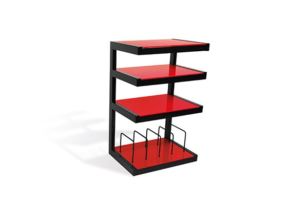 Norstone Esse Hifi Vinyl, rød stereobenk