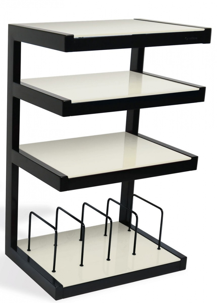 Norstone Esse Hifi Vinyl, hvit stereobenk