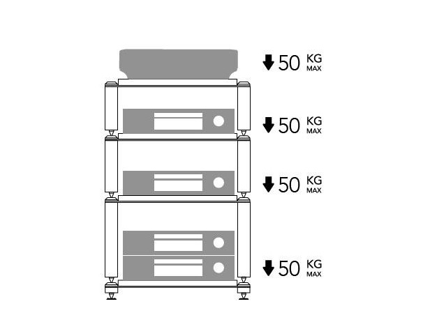 Norstone København 1 hylleplan, eik