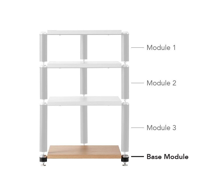 Norstone Copenhagen Base bunnhylle, eik