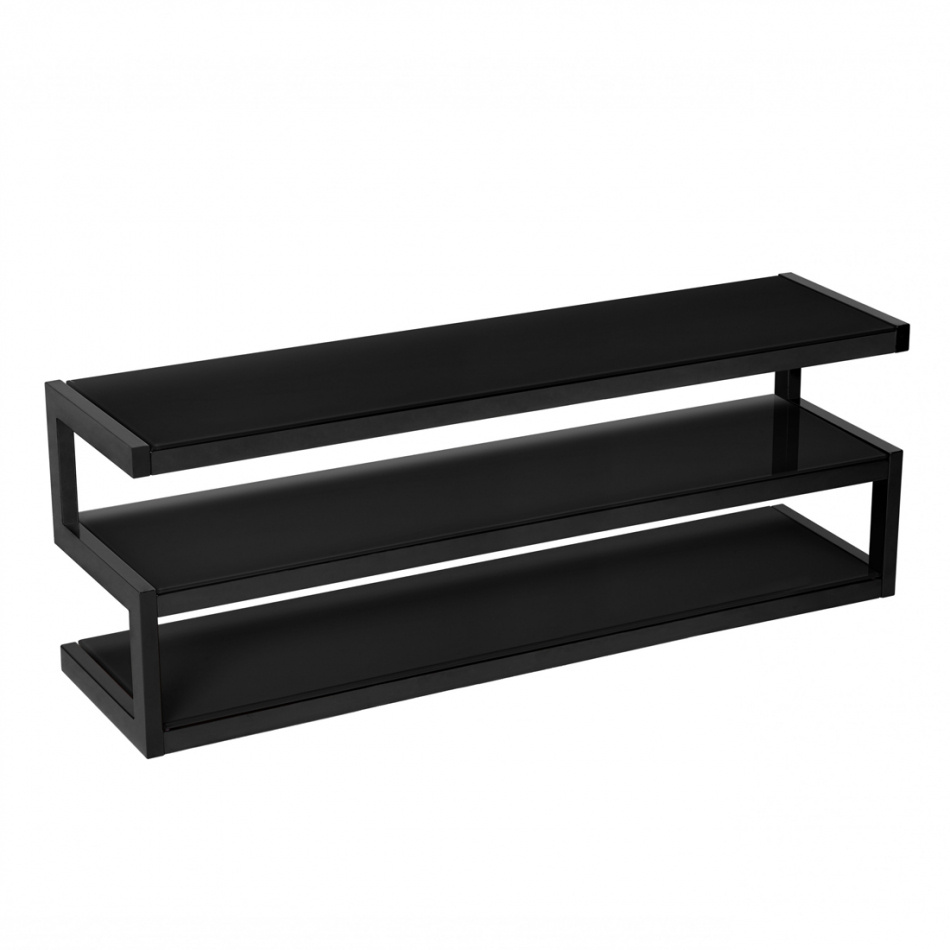 Norstone Esse 140 Mediebenk, Satin Svart