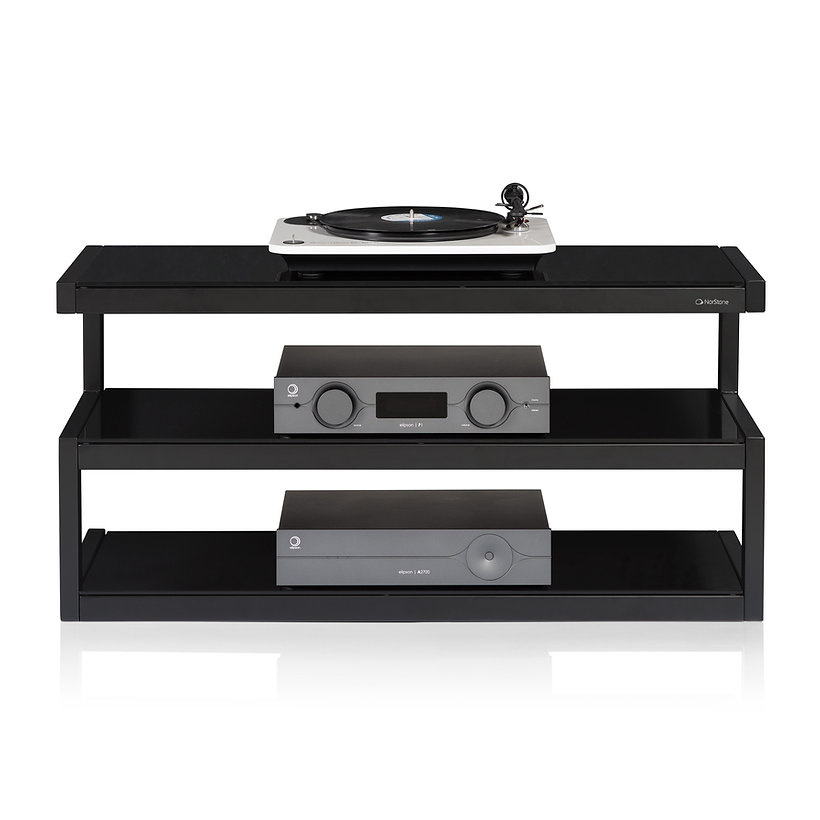 Norstone Esse AV Mediabenk, Satin Svart