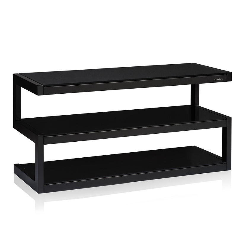 Norstone Esse AV Mediabenk, Satin Svart