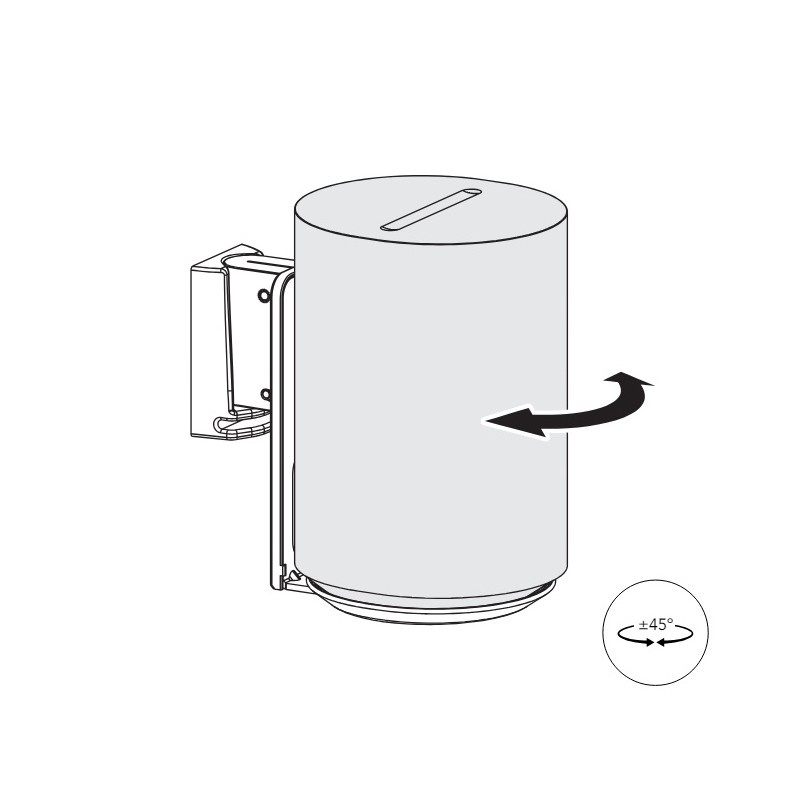 Norstone Sonos Era 100 WM tiltbar veggfeste, hvit