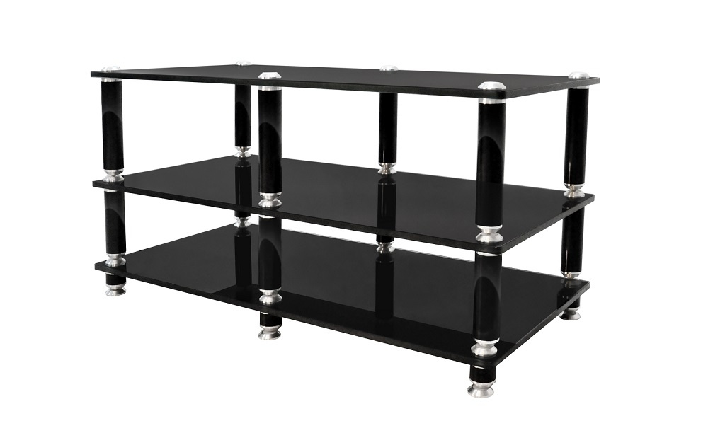 Norstone Stäbbl AV, mediabänk mattsvart