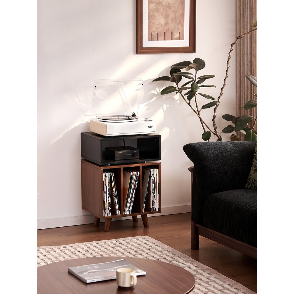 Norstone Stockholm 700, svart/valnøtt