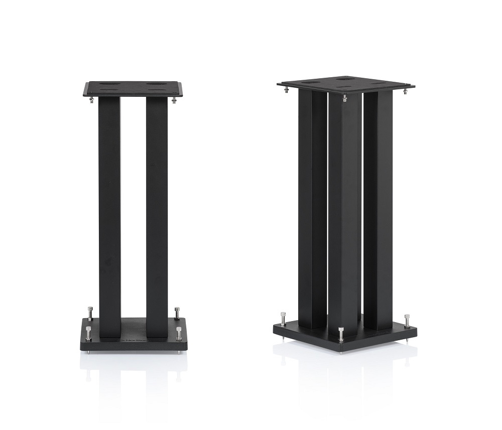 Norstone Stylum Square, mattsvart högtalarstativ
