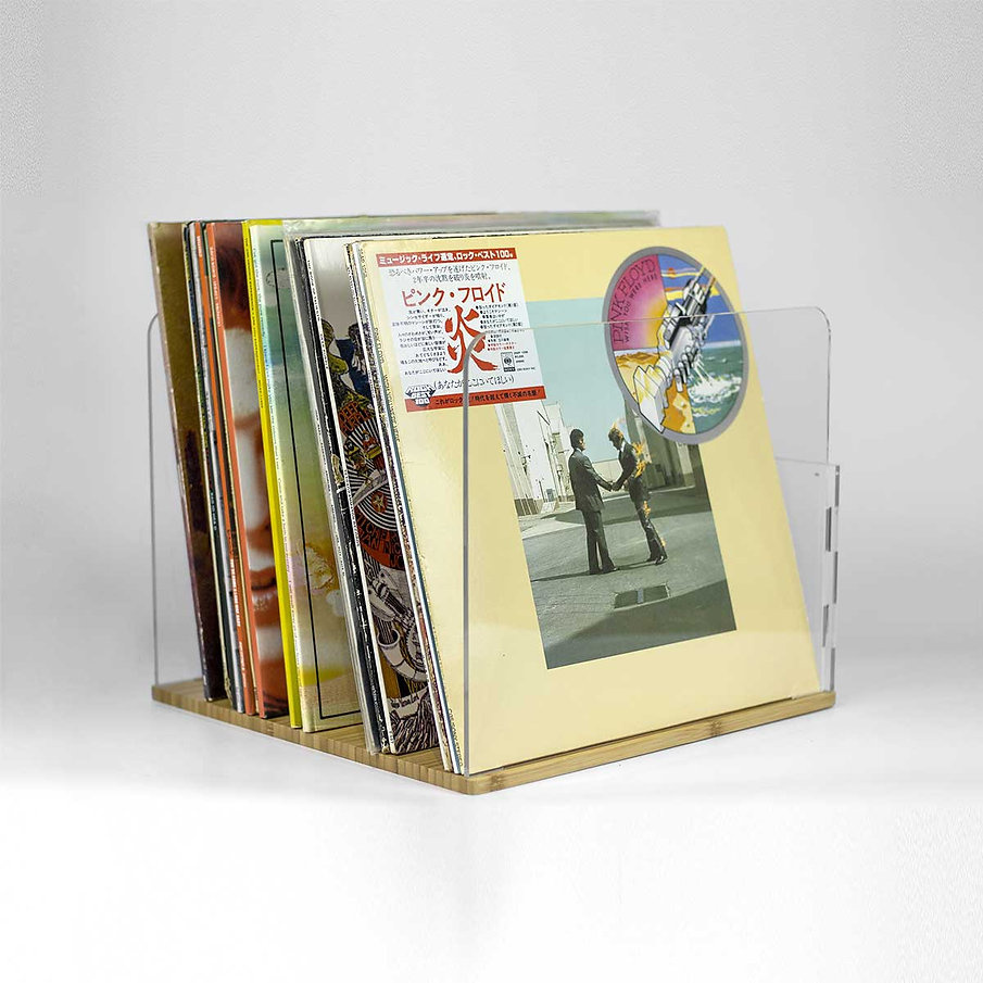 NorStone Vinyl LP Stativ, bambus