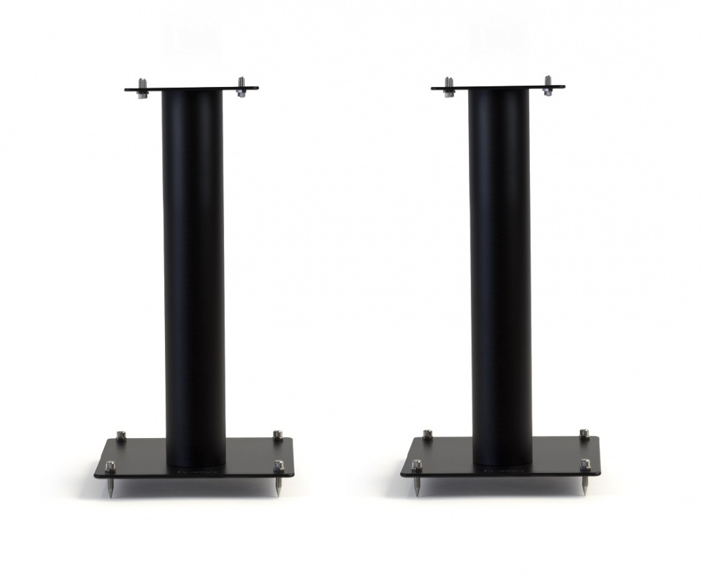 Norstone Stylum 1, høyttalerstativ svarte 50 cm høye