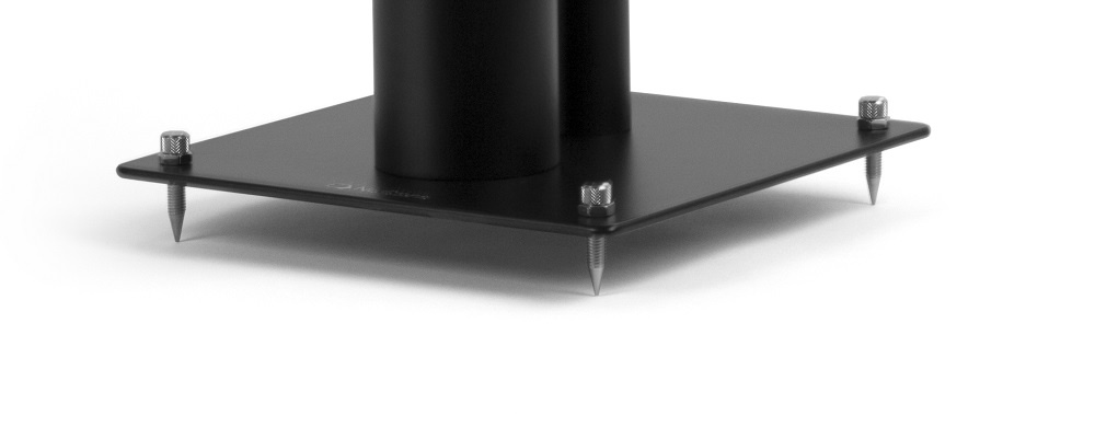 Norstone Stylum 3, høyttalerstativ svarte 80 cm høye