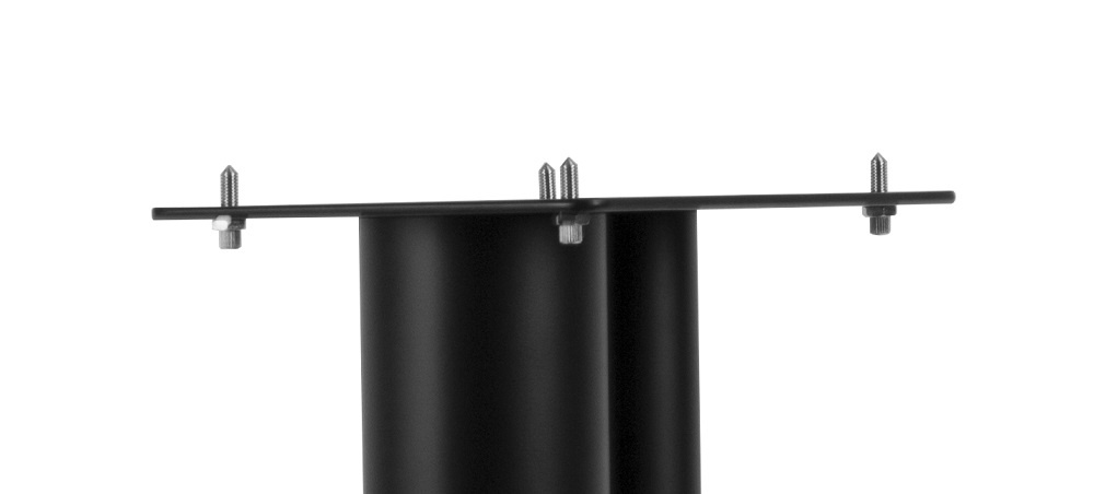 Norstone Stylum 3, høyttalerstativ svarte 80 cm høye