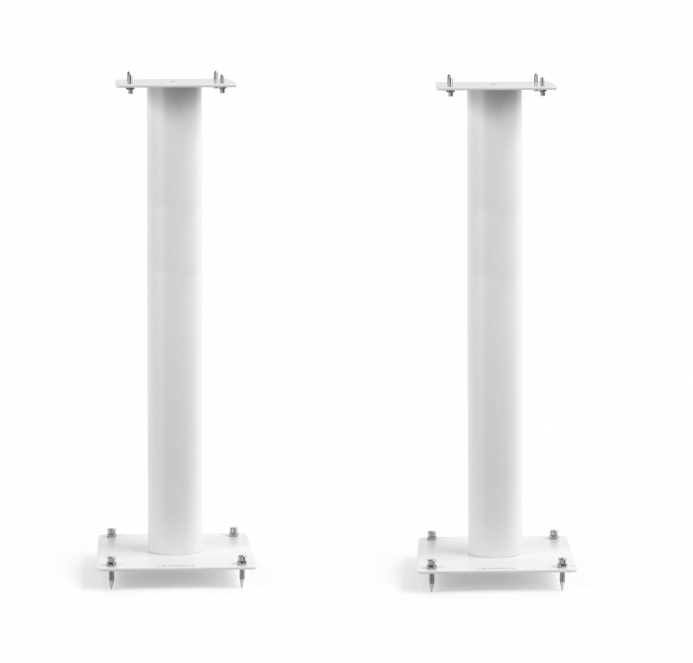 Norstone Stylum 3, høyttalerstativ hvite 80 cm høye