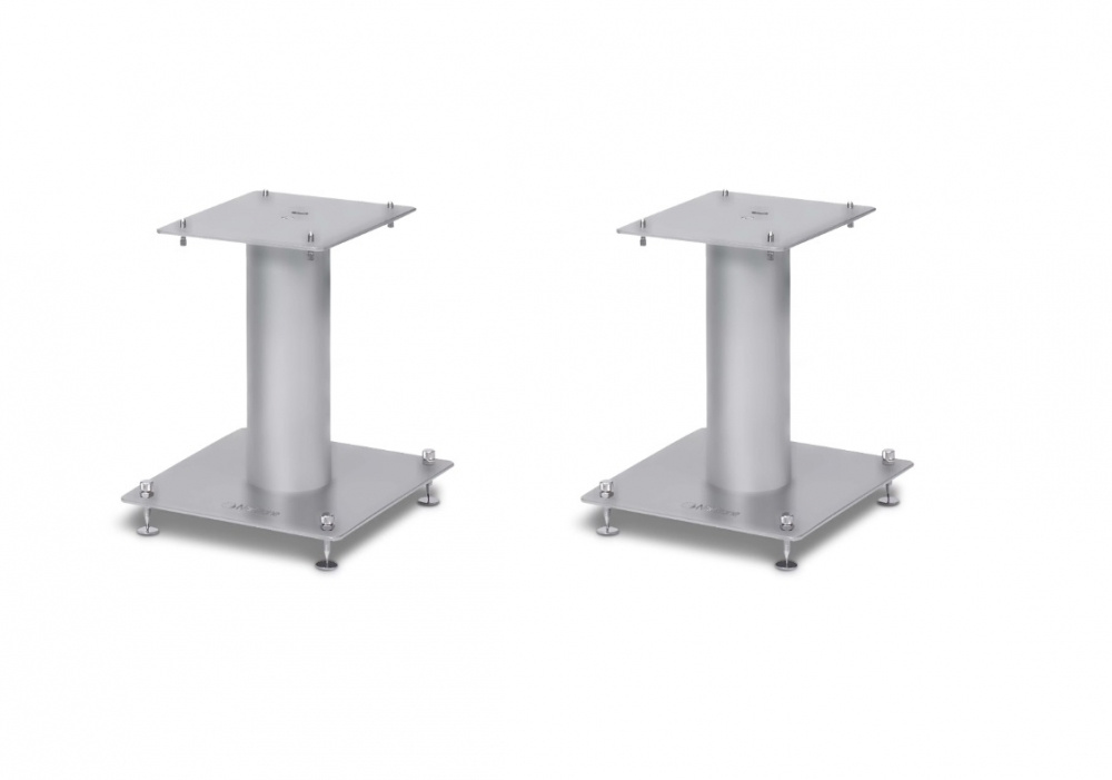 Norstone Stylum S, høyttalerstativ silver 20 cm høye