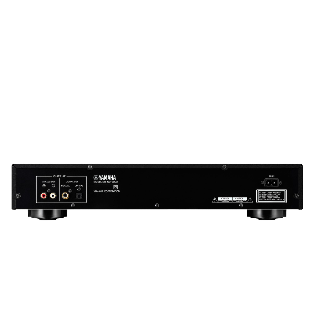 Yamaha CD-S303 CD-spelare med USB, svart