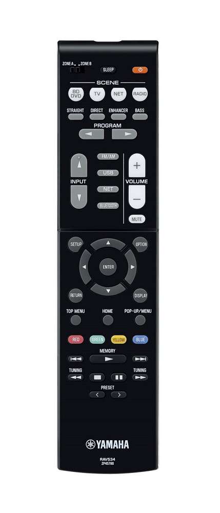 YAMAHA HTR-4072 Kinoforsterker, svart