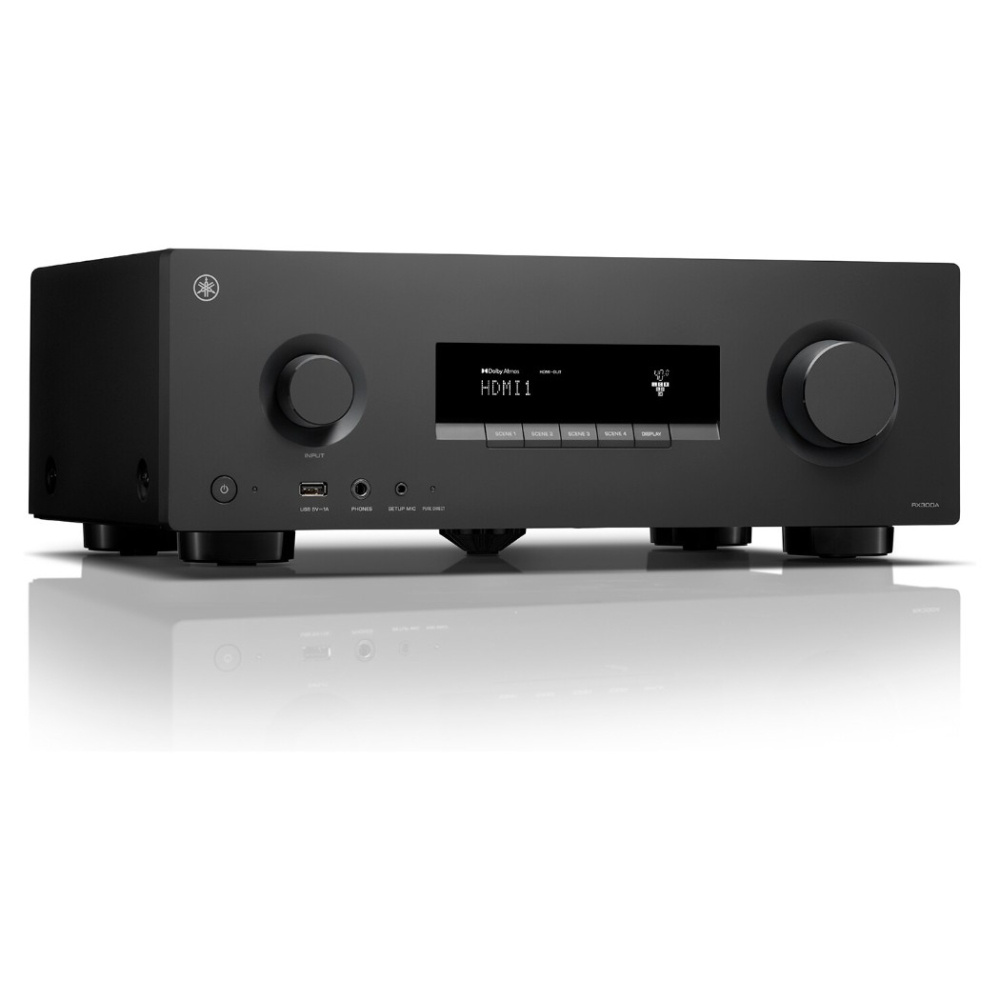 Yamaha RX300A hjemmekinoforsterker, svart