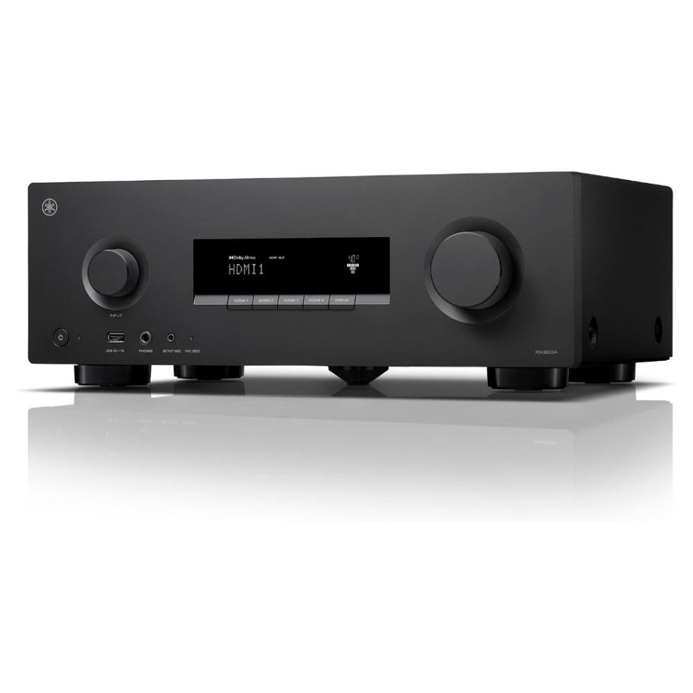 Yamaha RX300A hjemmekinoforsterker, svart