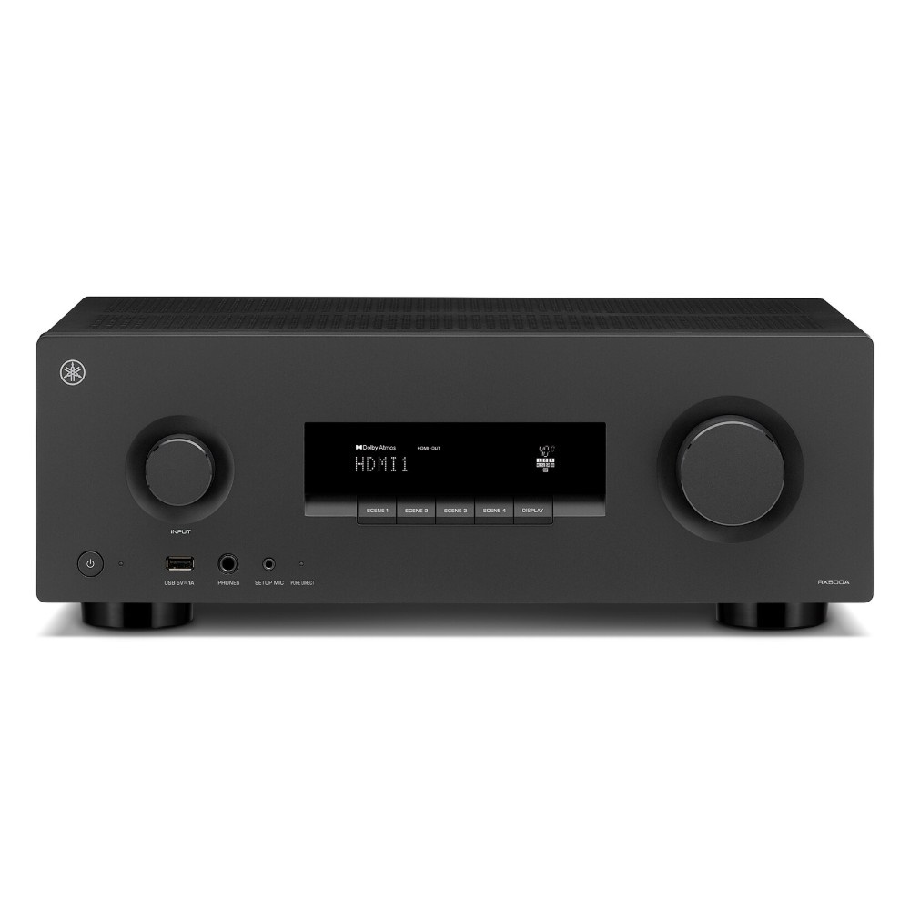 Yamaha RX500A hjemmekinoreceiver, svart
