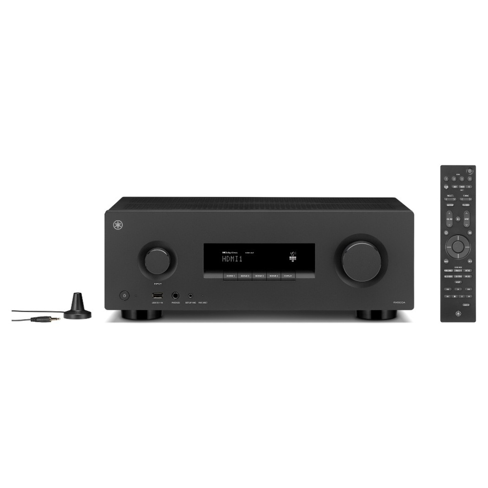 Yamaha RX500A hjemmekinoreceiver, svart