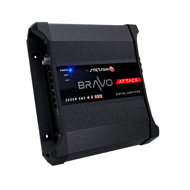 Stetsom BRAVO ATTACK 3000 1 Ohm, fullregister monoblokk