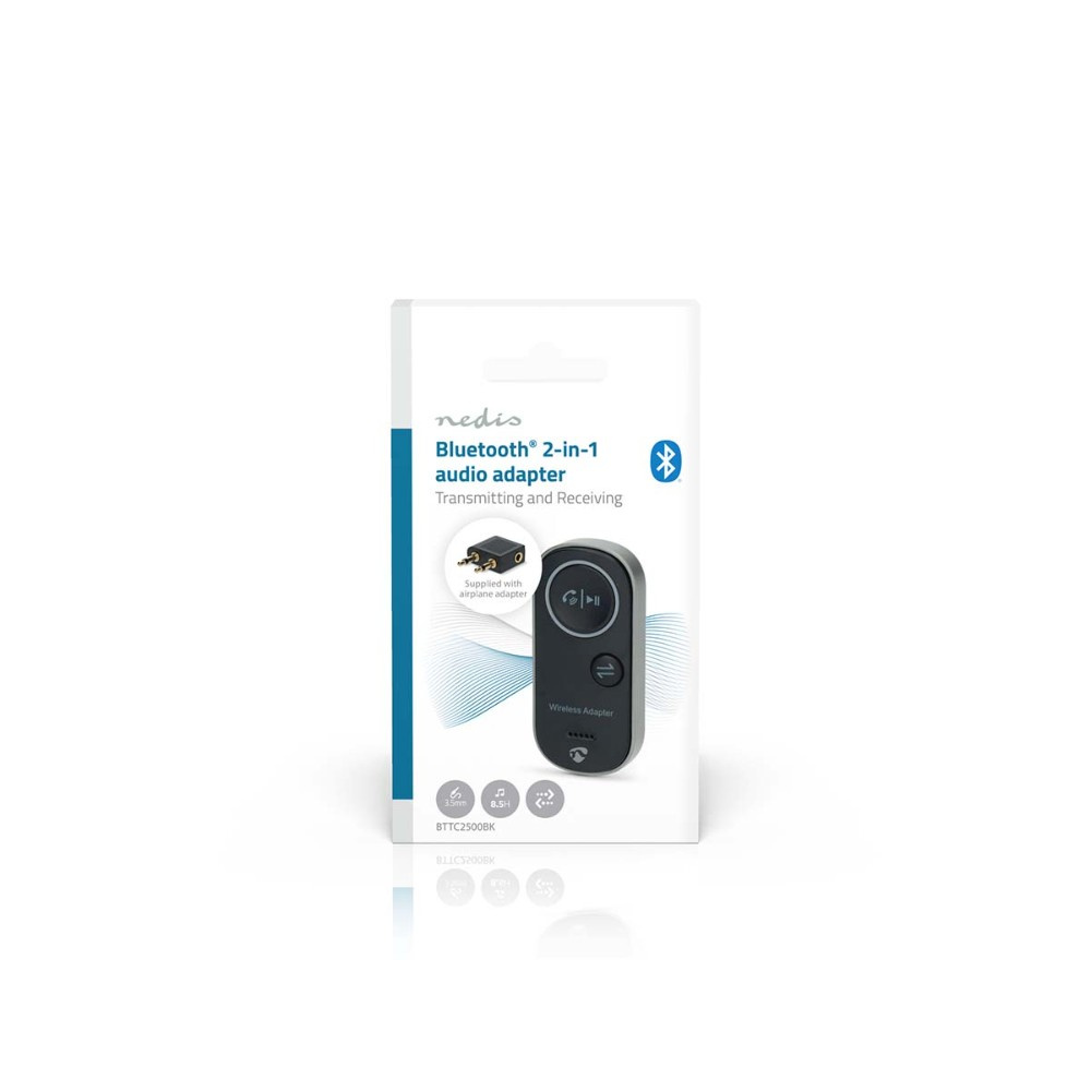 Nedis BTTC2500BK Bluetooth-sender og mottaker