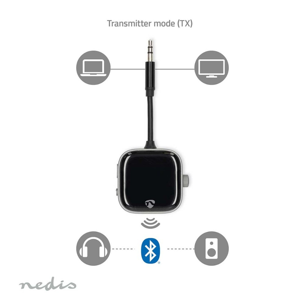 Nedis Bluetooth-sender og -mottaker med display