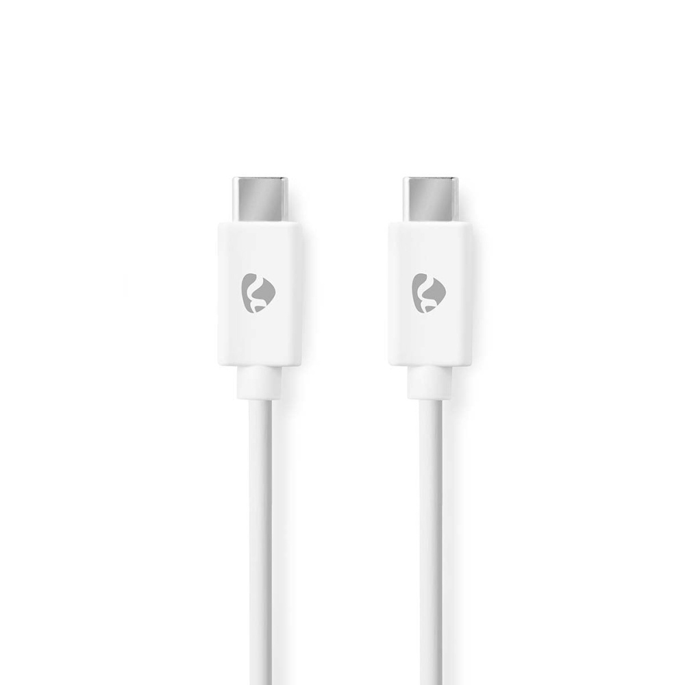 NEDIS 176CCGL60700WT10 USB-C-kabel, hvit, 1 meter