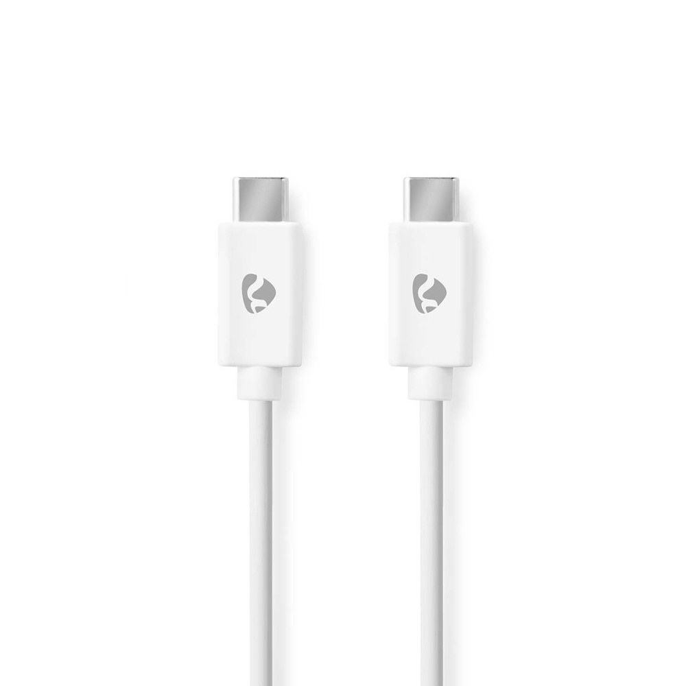 NEDIS 176CCGL60700WT20 USB-C-kabel, hvit, 2 meter