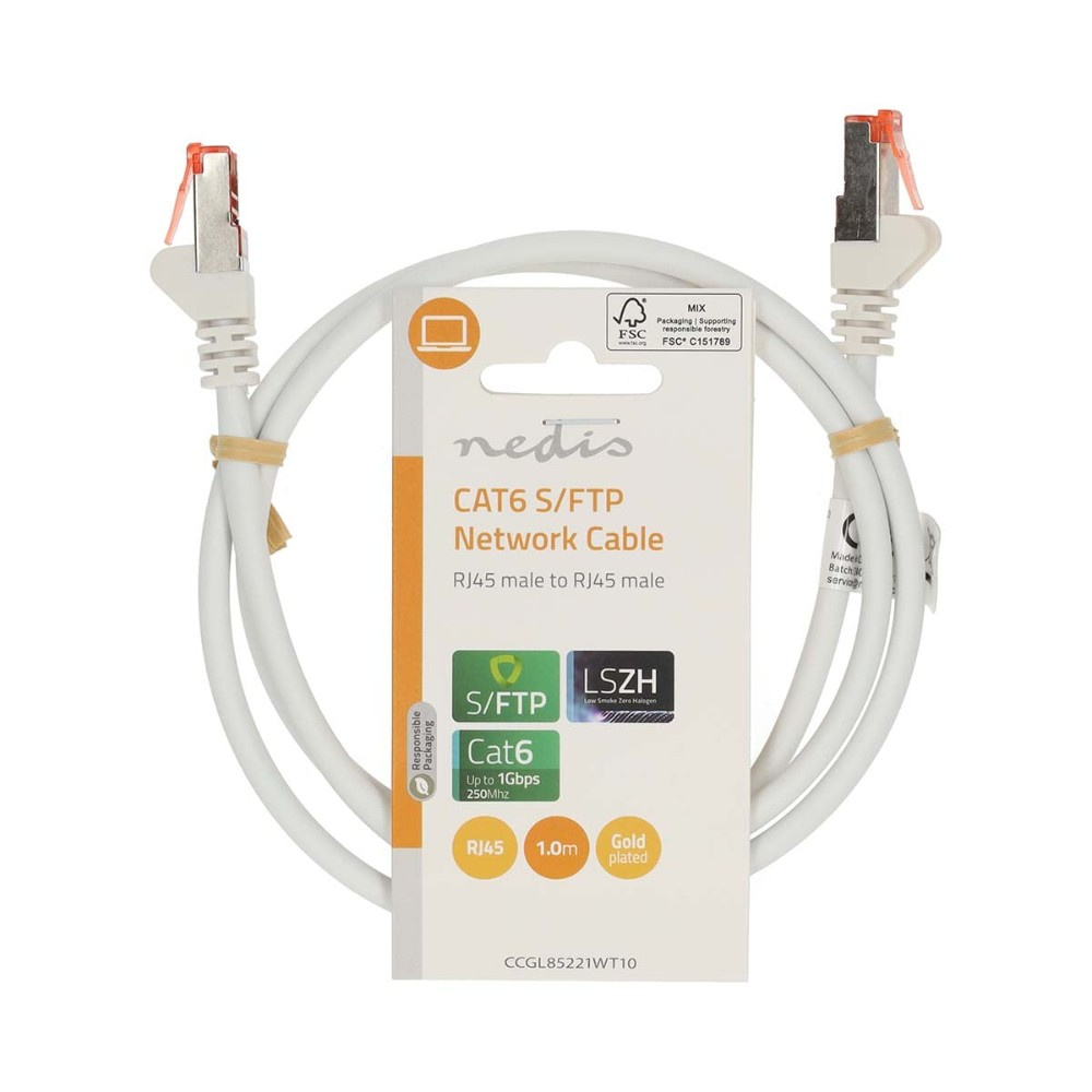 Nedis CAT6 S/FTP-nettverkskabel, 1 meter