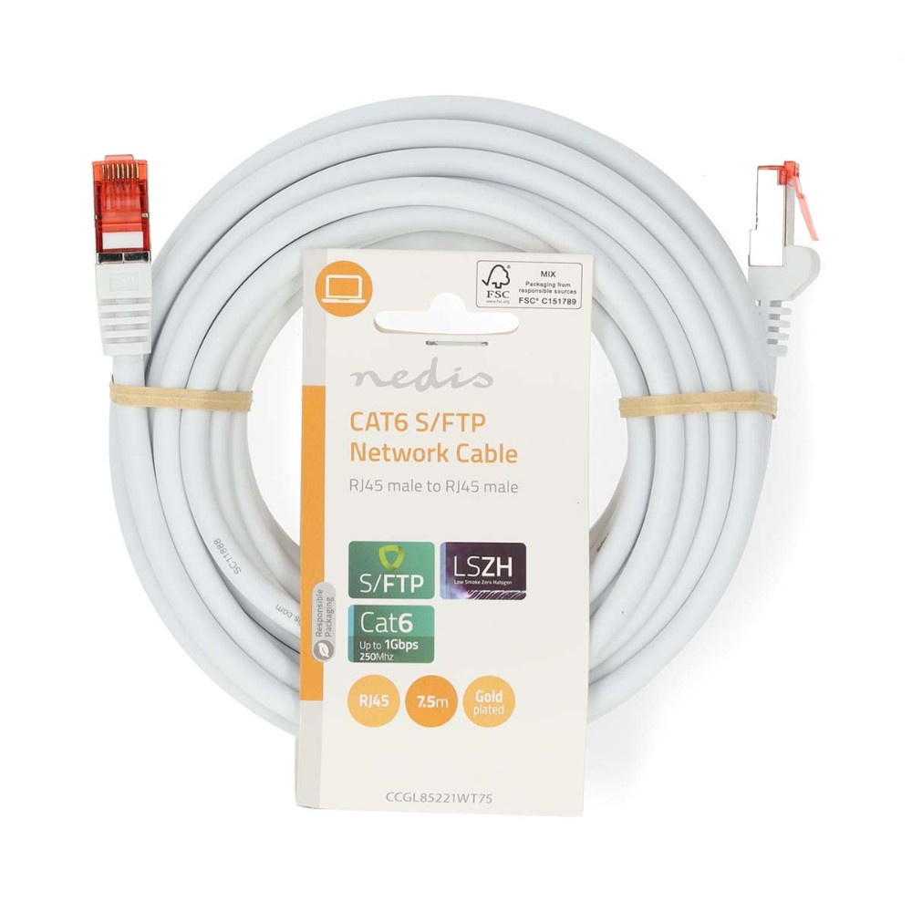 Nedis CAT6 S/FTP-nettverkskabel, 7,5 meter