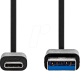 NEDIS CCGW61600BK10 USB-A-til-USB-C-kabel, svart, 1 meter NEDIS CCGW61600BK10 USB-A-til-USB-C-kabel, svart, 1 meter