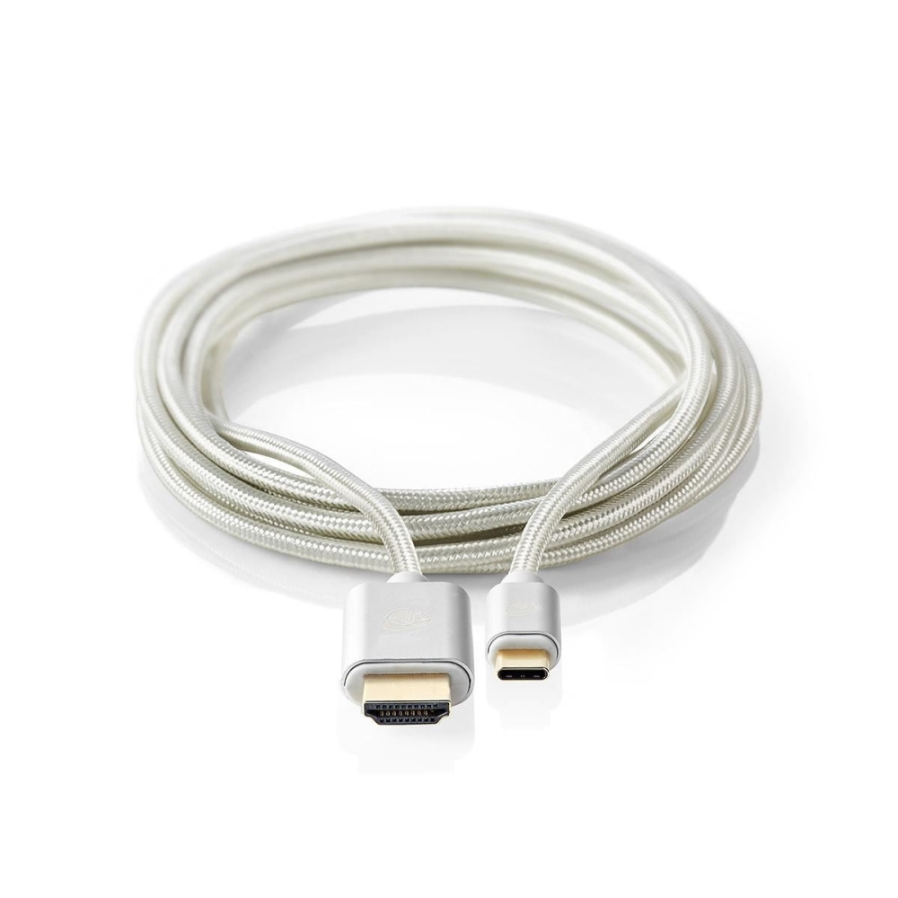 Nedis USB-C til HDMI-kabel, 4K/60 Hz, 2 meter