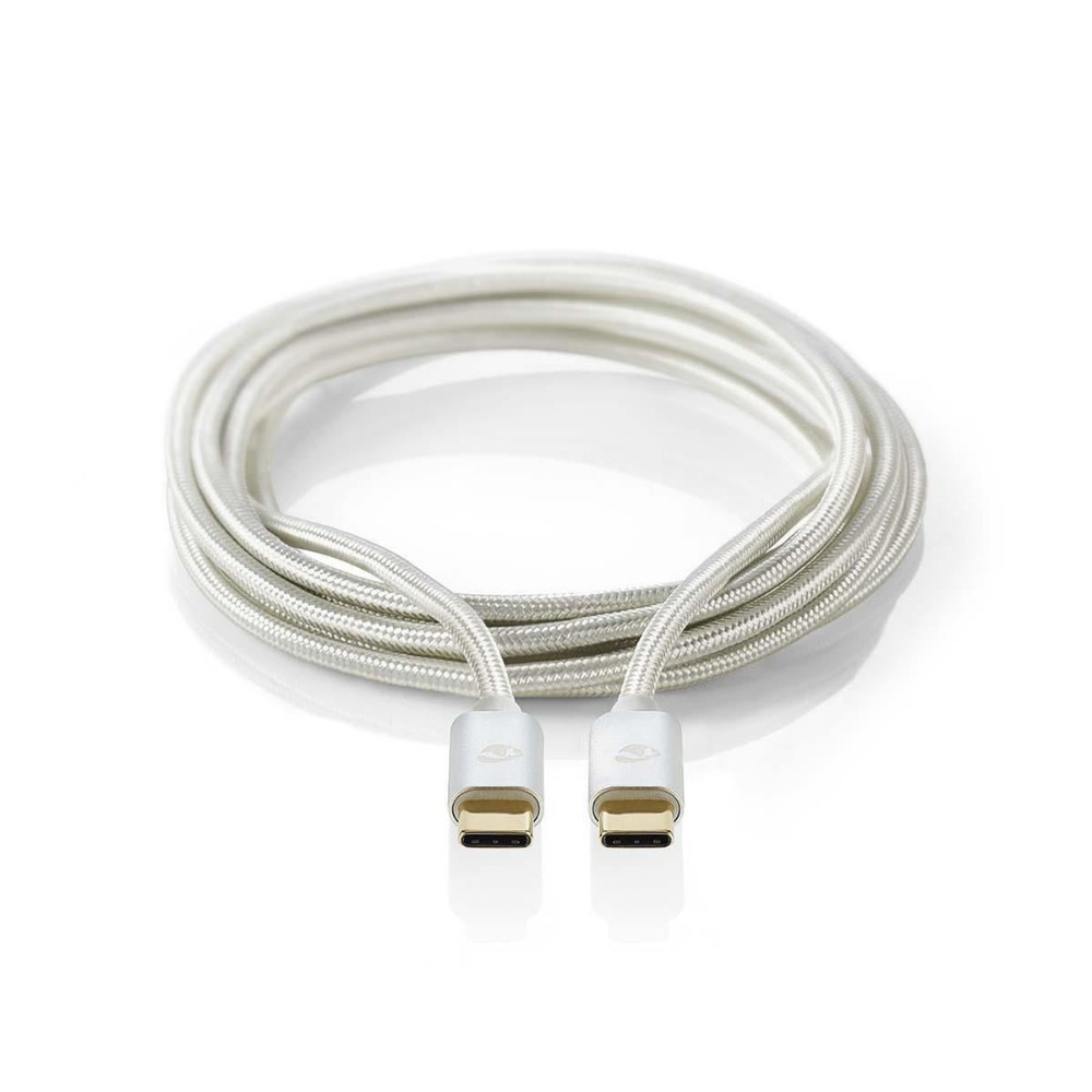 Nedis USB-C-kabel, 100 W, 5 Gbit/s, 2 meter
