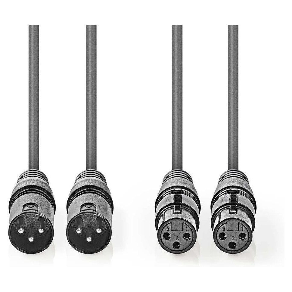 Nedis XLR-kabel, 3 m