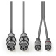 Nedis XLR-kabel, XLR hunn - RCA hann 3 m Nedis XLR-kabel, XLR hunn - RCA hann 3 m
