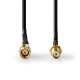 Nedis SMA-antennekabel, hann til hunn, 50 ohm Nedis SMA-antennekabel, hann til hunn, 50 ohm