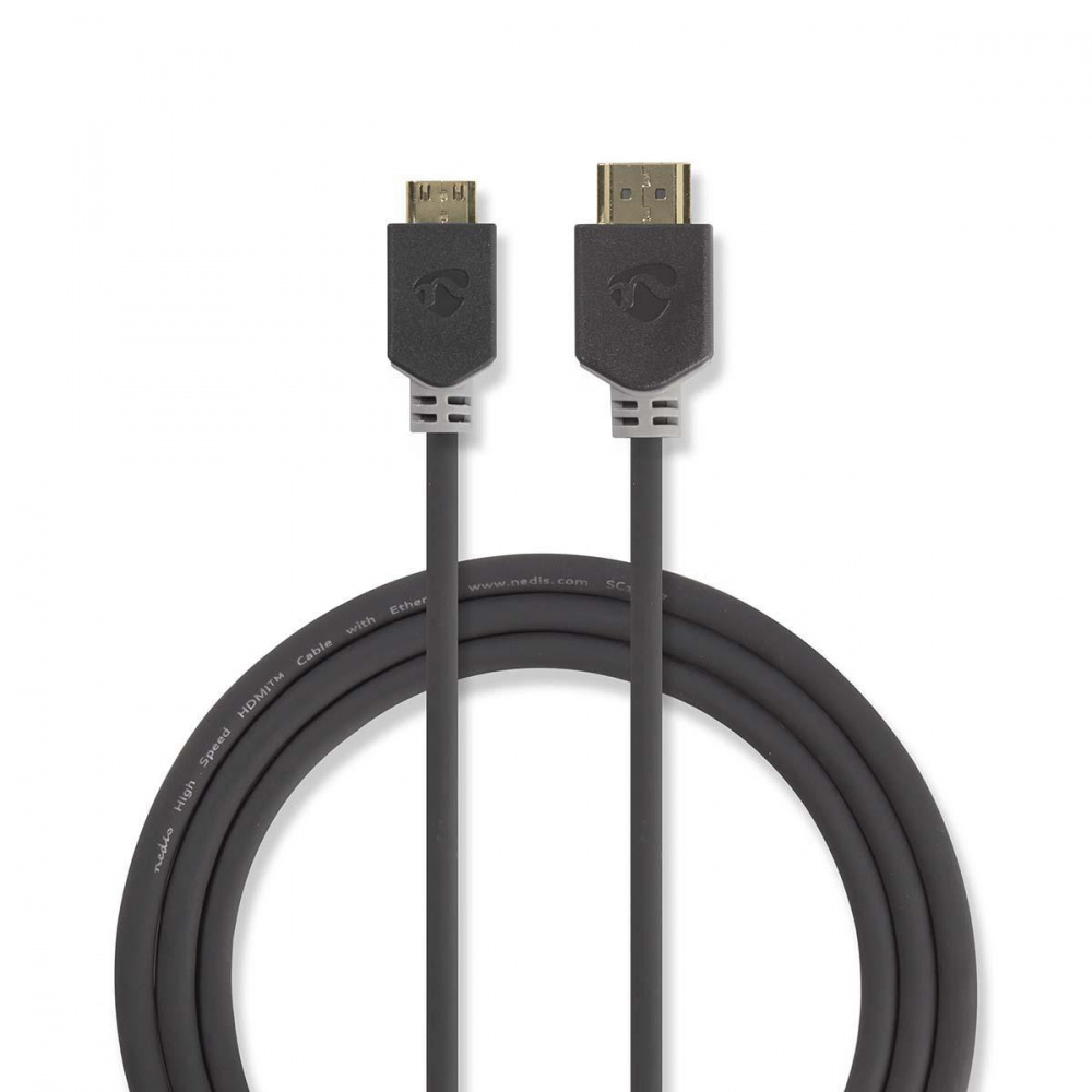 Nedis HDMI till HDMI-mini-kabel, 2m