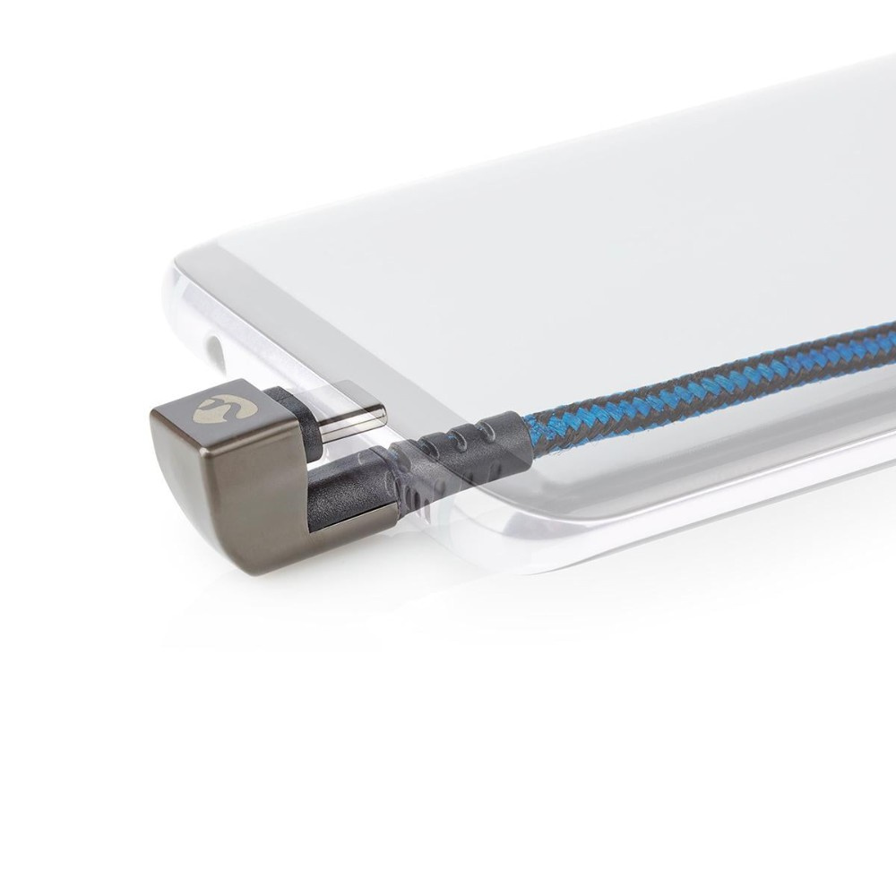 Nedis USB-A til USB-C-kabel, 180°-kontakt, 2 meter